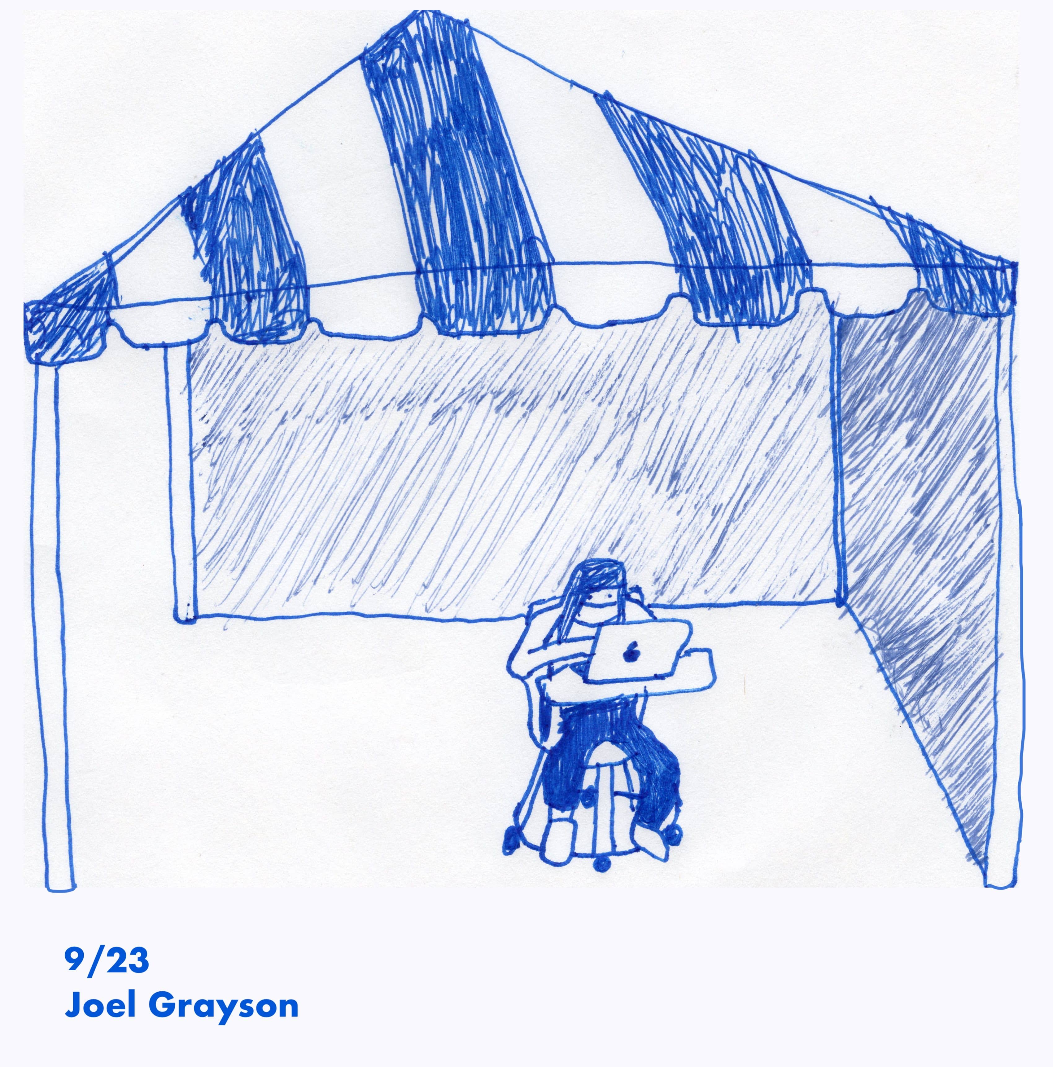 Artwork titled 'Zoom Tent' on 2020.09.23