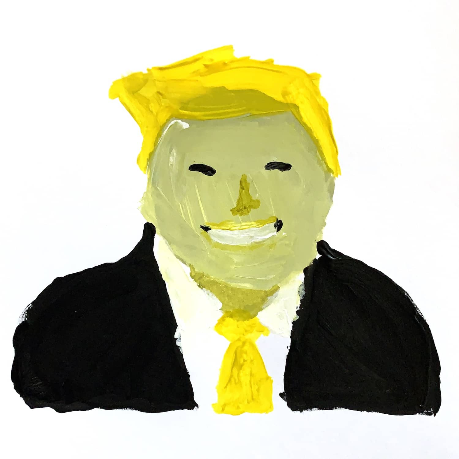 Artwork titled 'Trump' on 2021