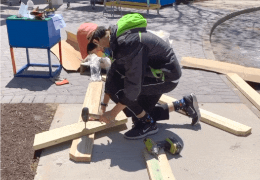 Constructing Picnic Table