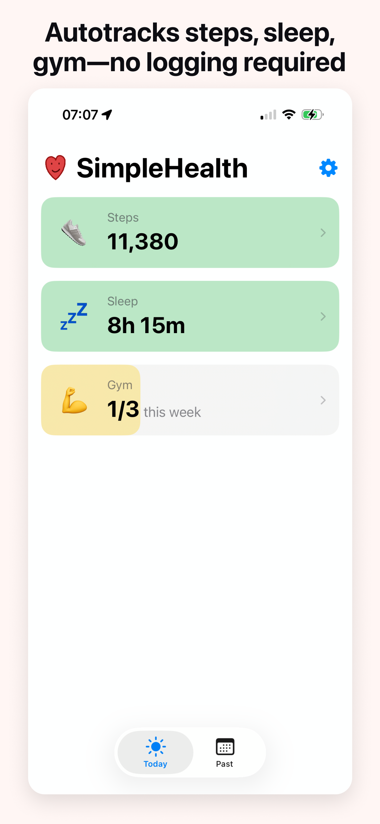 SimpleHealth screenshot 1